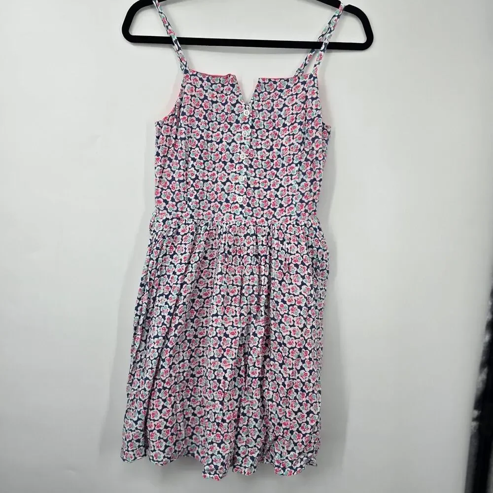 Johnnie B Boden Dress Girls 13-14Y Floral Smocked Sundress Spring Summer Pink